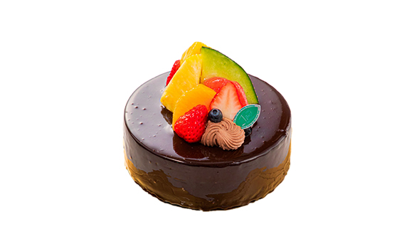 生チョコレートケーキの写真